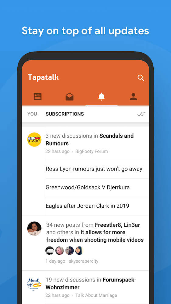 Tapatalk screenshot 6