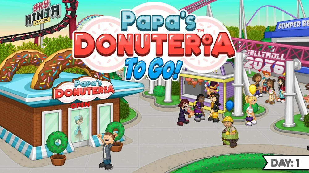 Papa's Donuteria To Go! screenshot 2