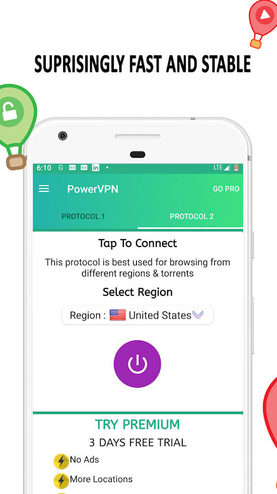 Power VPN screenshot 2