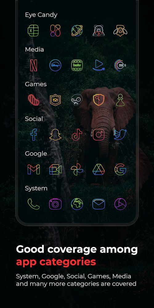 Vera Outline Icon Pack screenshot 5
