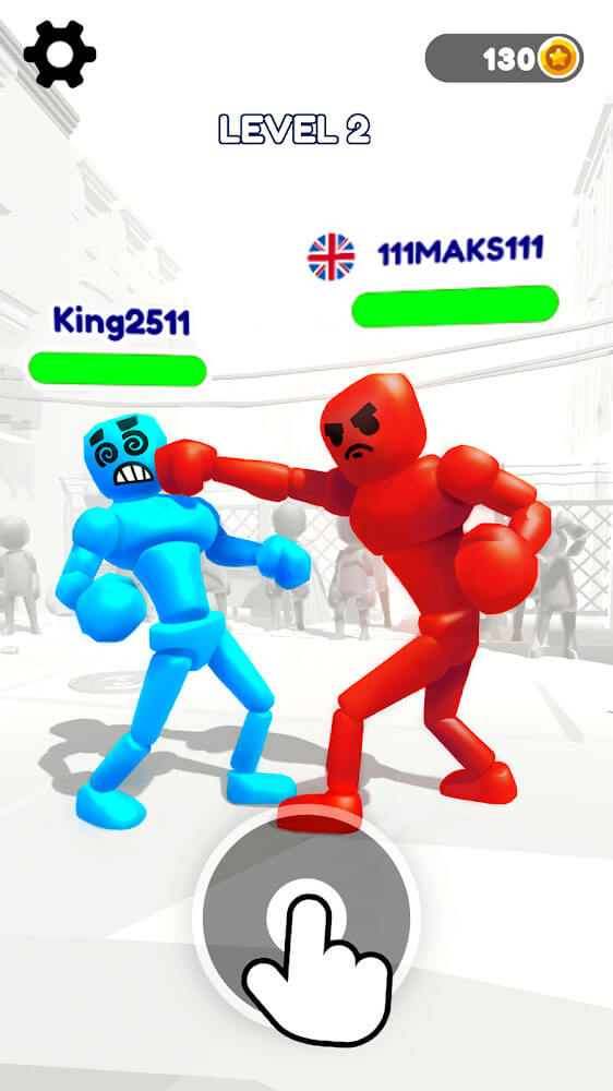 Stickman Ragdoll Fighter: Bash gameplay screenshot 3