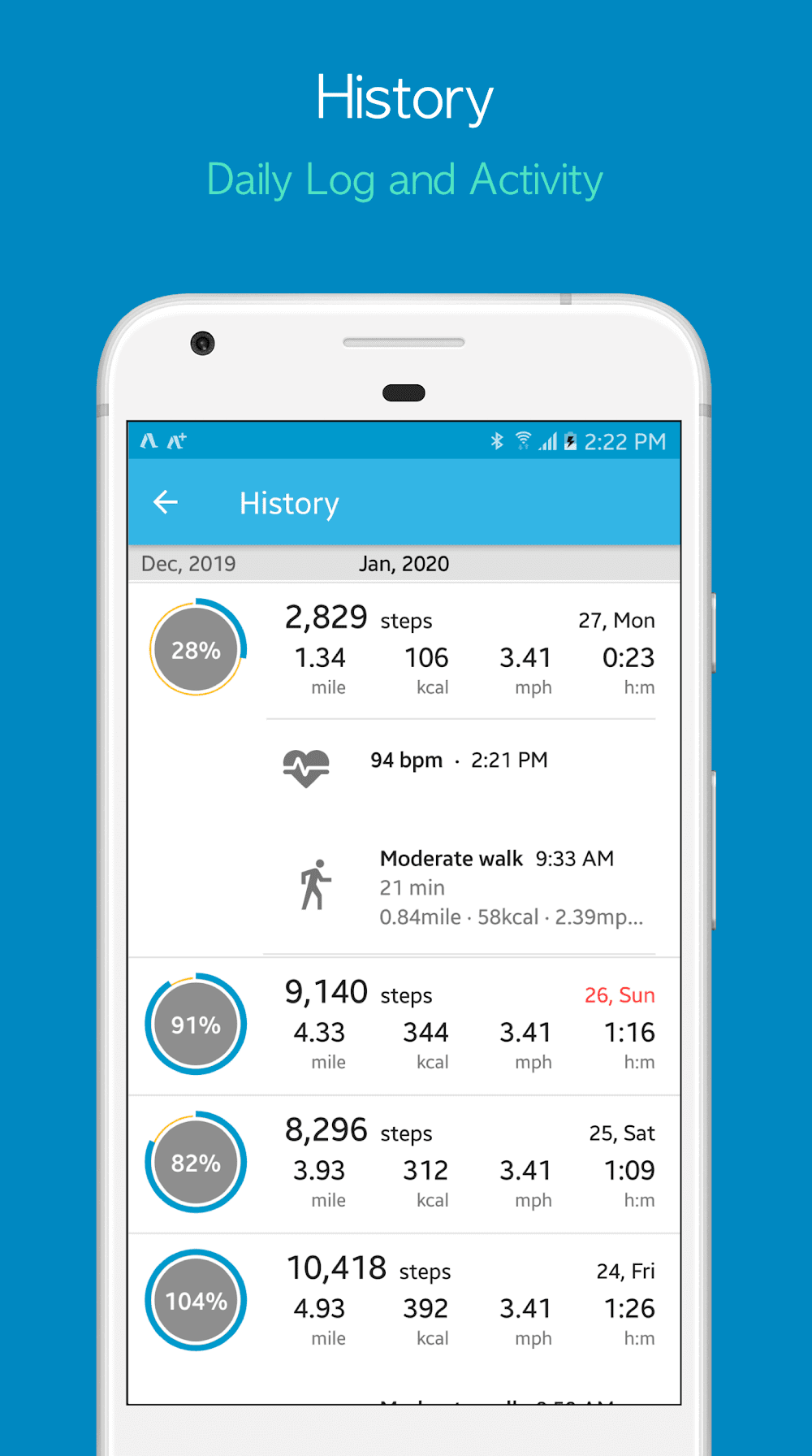 Accupedo Pedometer screenshot 6