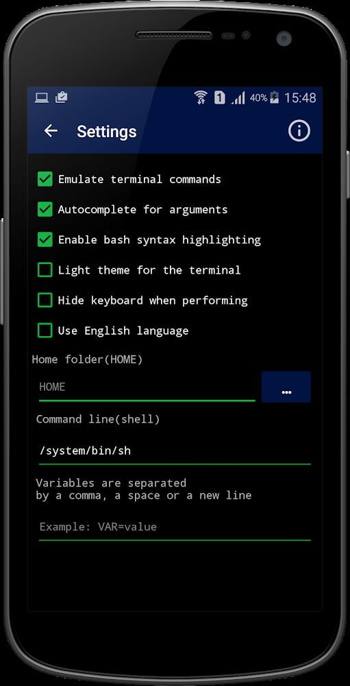 Qute: Terminal Emulator screenshot 7
