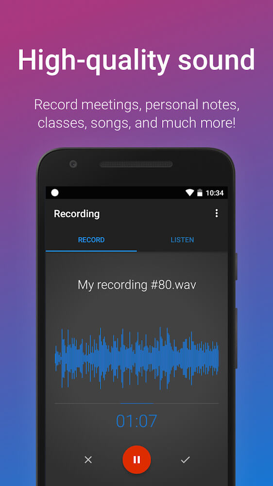 Easy Voice Recorder Pro screenshot 3