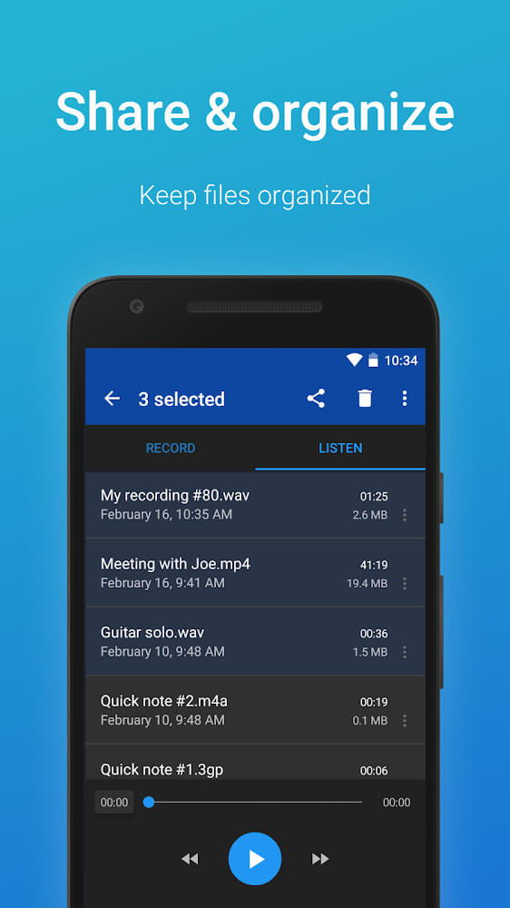 Easy Voice Recorder Pro screenshot 5