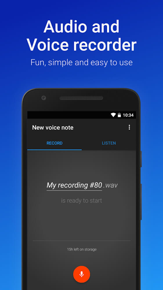Easy Voice Recorder Pro screenshot 2