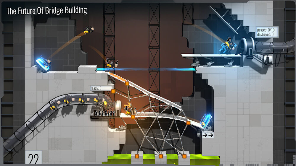 Bridge Constructor Portal screenshot 3