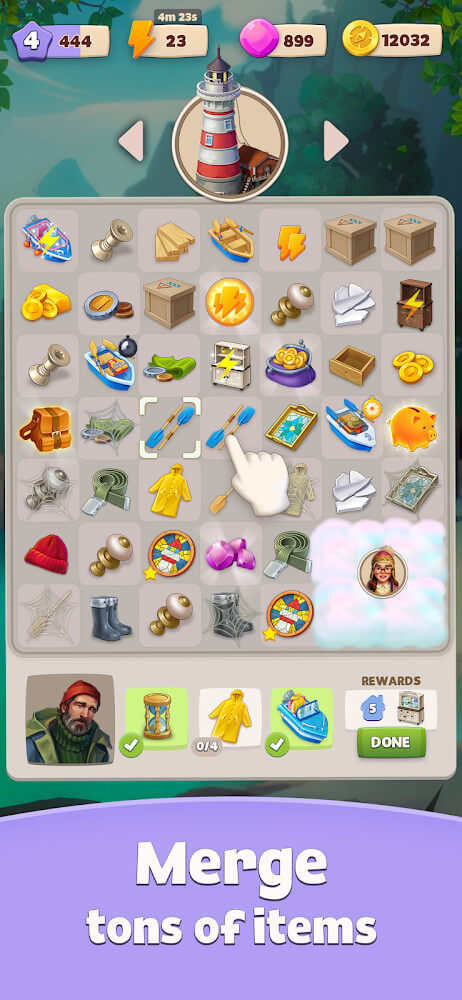 Merge Mystery: Lost Island screenshot 2
