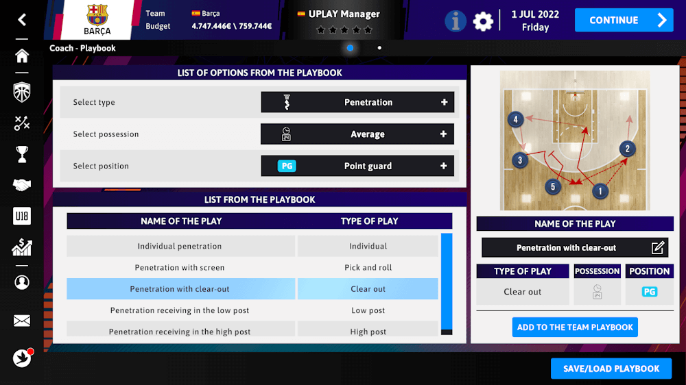 iBasketball Manager 23 screenshot 5