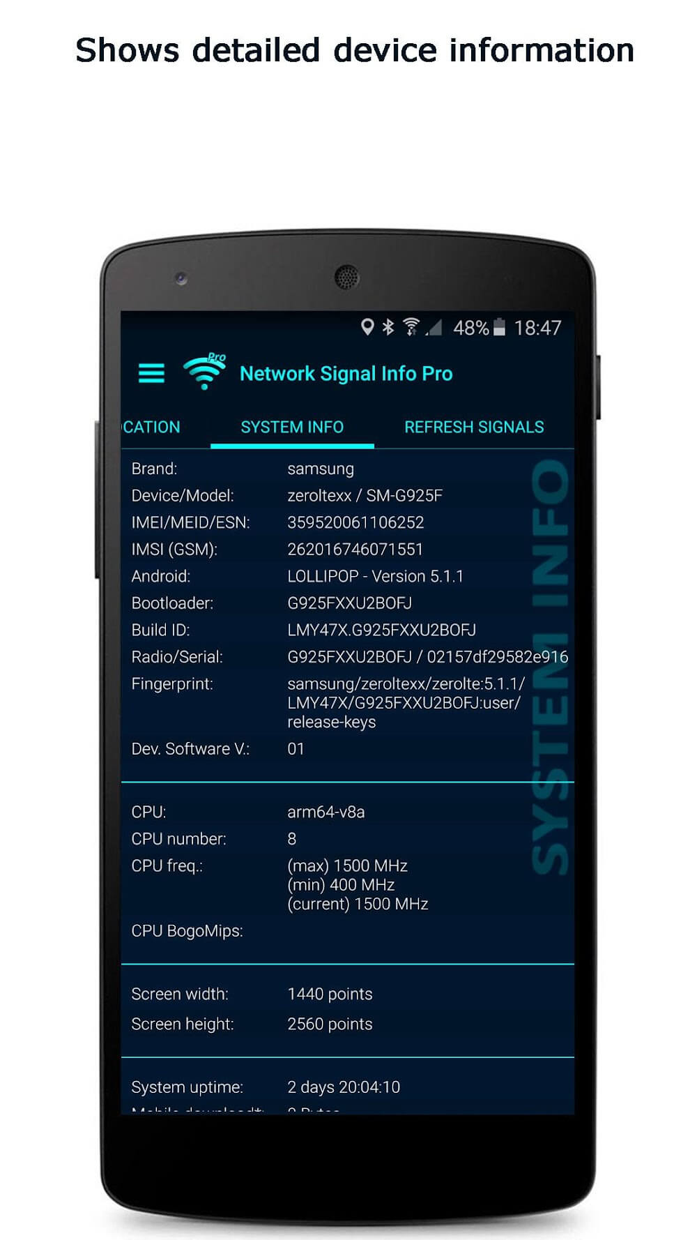 Network Signal Info Pro screenshot 6