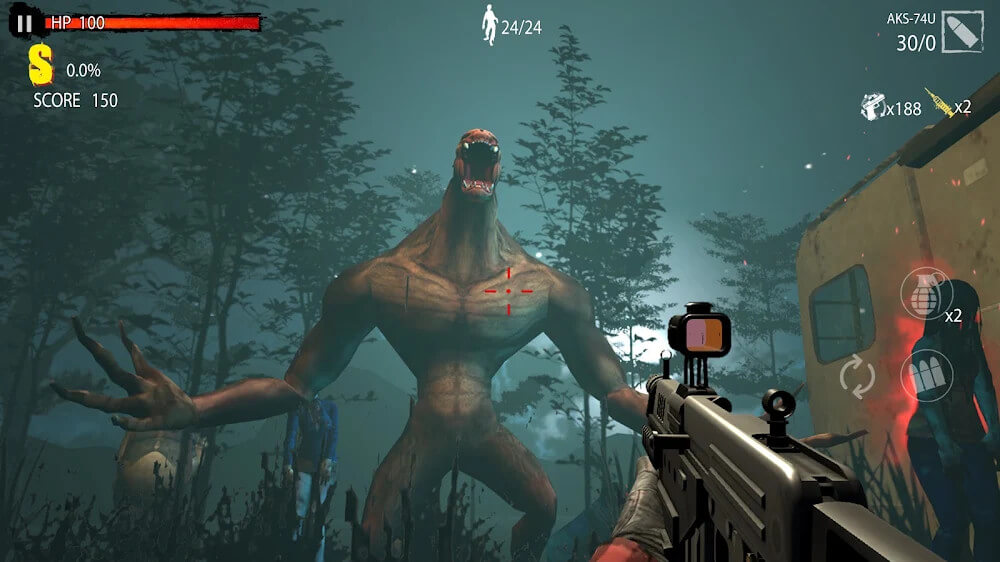 Zombie Hunter D-Day screenshot 2