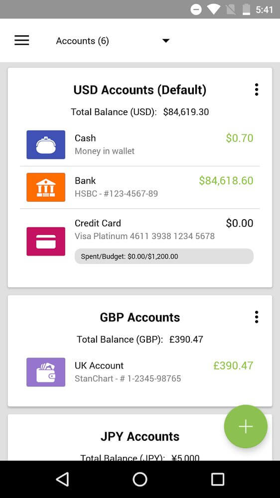 Expense IQ Money Manager screenshot 2