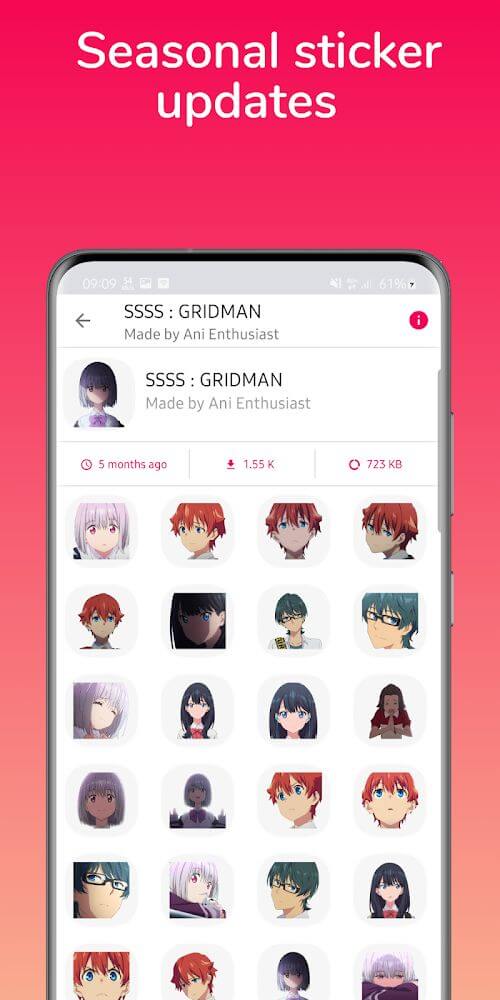 Anime Stickers screenshot 7