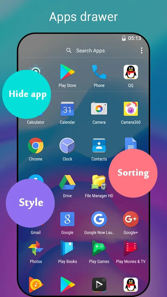 Super P Launcher screenshot 3