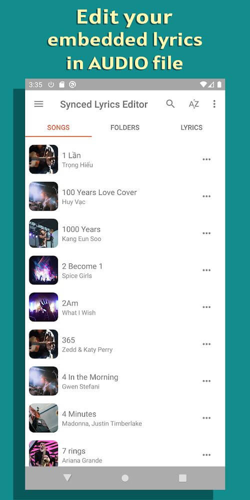 Synced Lyrics Editor screenshot 5
