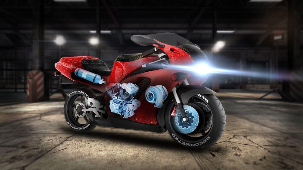 MotorBike: Drag Racing screenshot 2