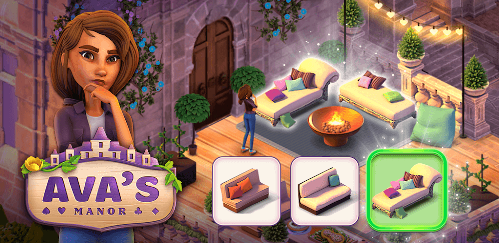 Solitaire Story - Ava's Manor screenshot 1
