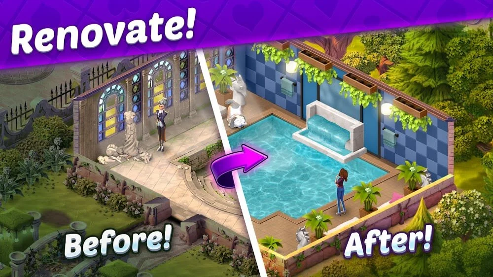 Solitaire Story - Ava's Manor screenshot 7