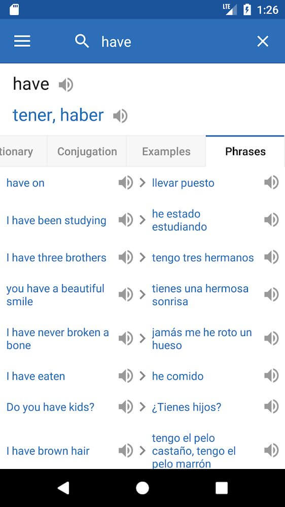 SpanishDict Translator Screenshot 6