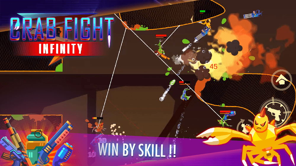 Crab Fight Infinity screenshot 2
