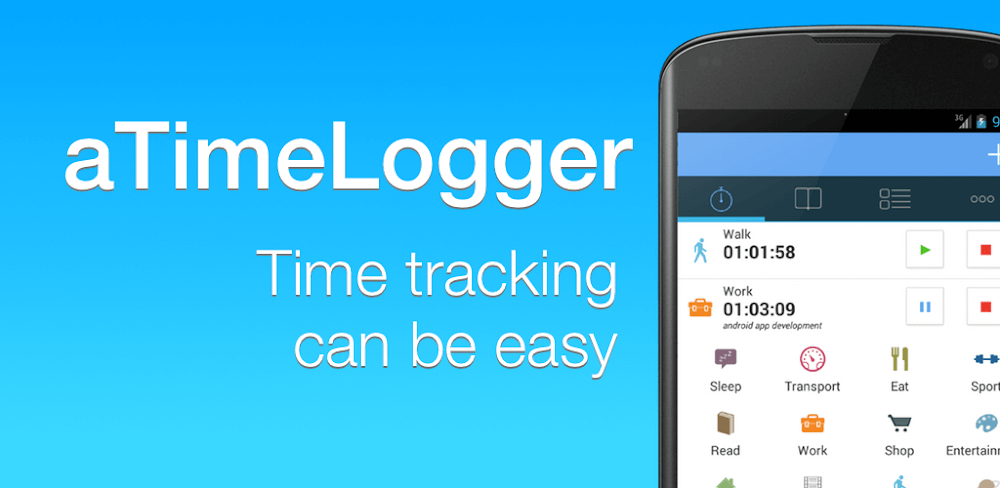 aTimeLogger Pro screenshot 1