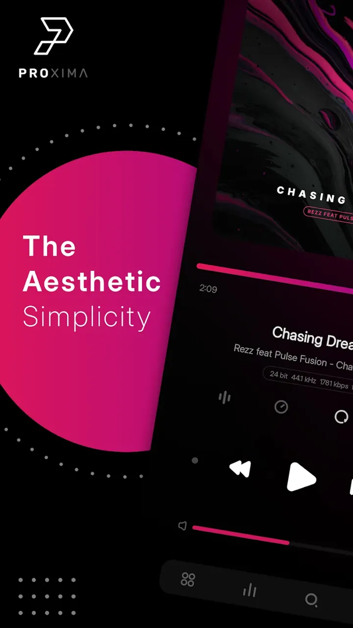 Proxima - Poweramp Skin screenshot 2