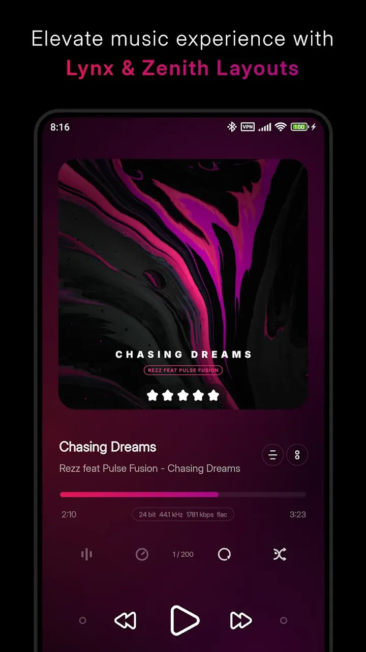 Proxima - Poweramp Skin screenshot 4