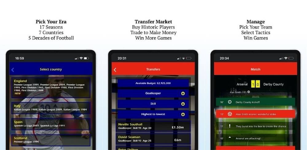 Retro Football Management screenshot 1