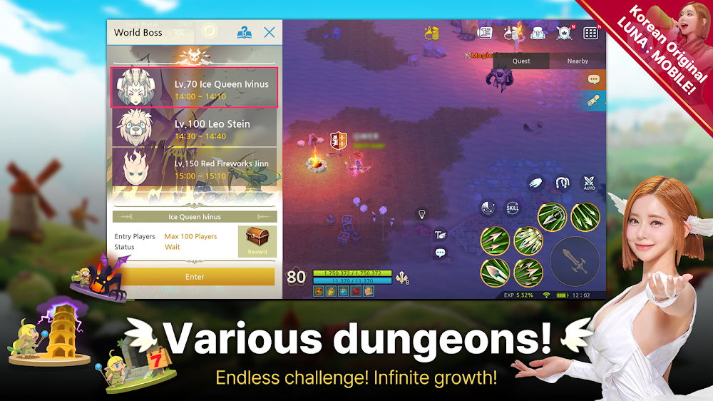 LUNA: MOBILE v1.0.798 MOD Menu APK | Move Speed Multiplier screenshot 3