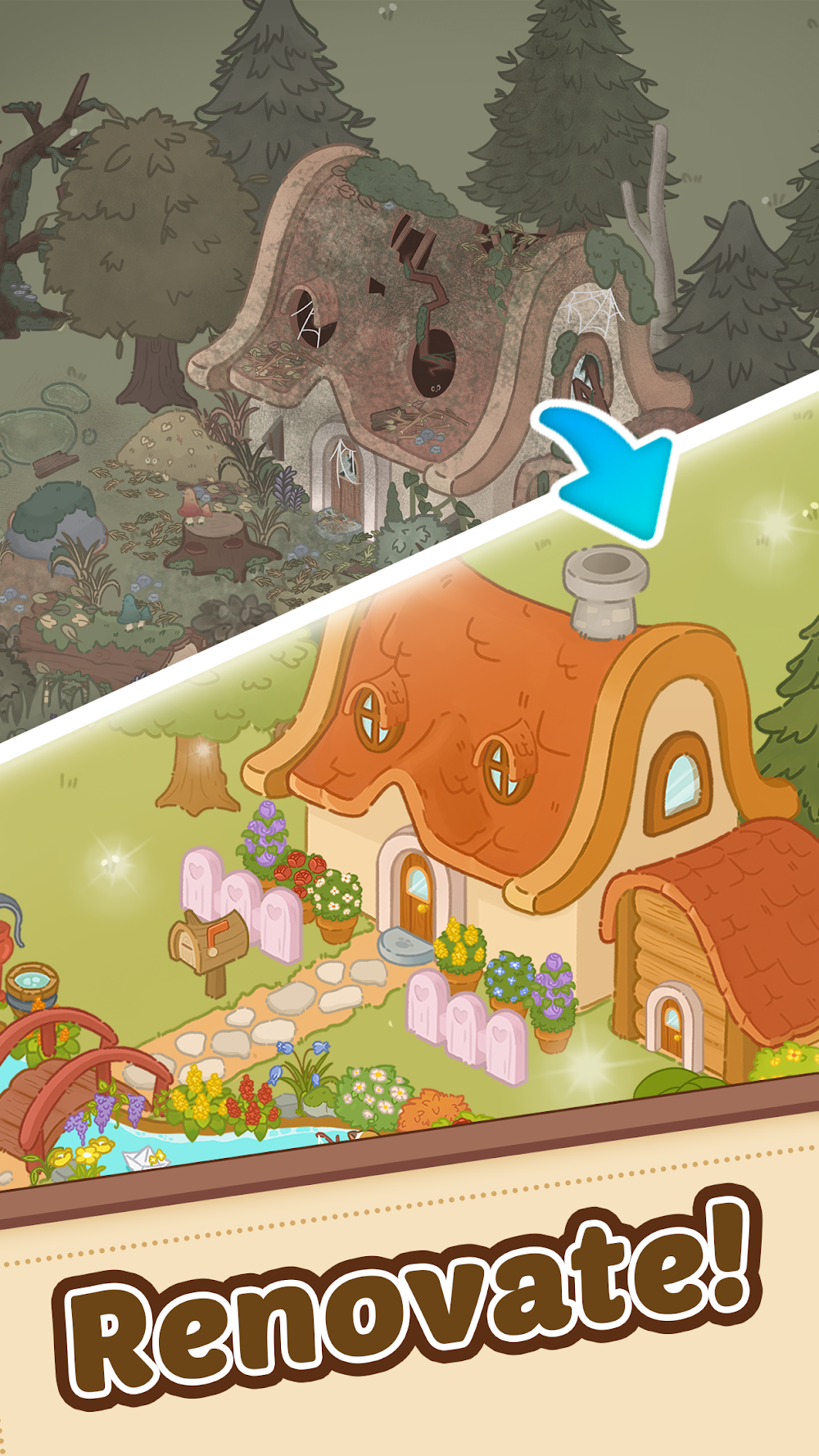 Merge Cartoon: Renovate Town screenshot 3
