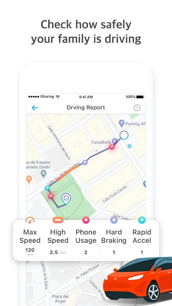 iSharing: GPS Location Tracker screenshot 5