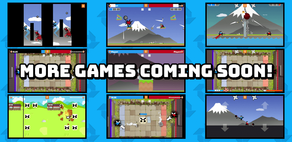 Jumping Ninja Party 2 Player Games screenshot 1
