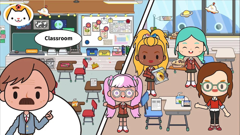 Miga Town: My School screenshot 3