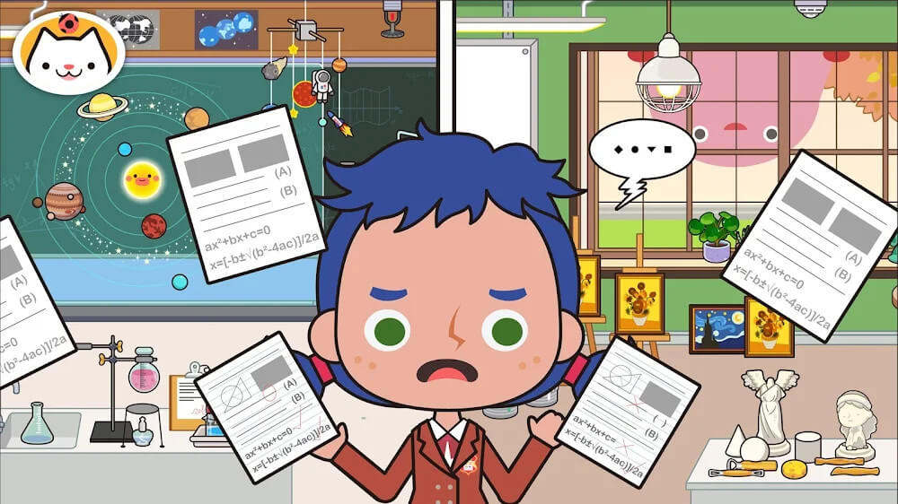 Miga Town: My School screenshot 5