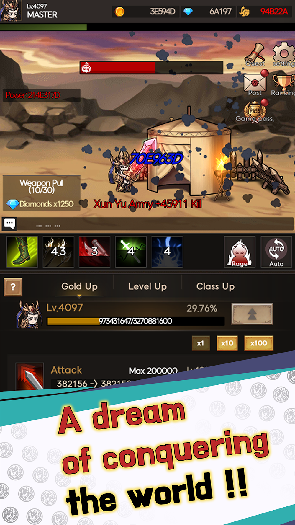 Legend Of CaoCao Idle RPG screenshot 2