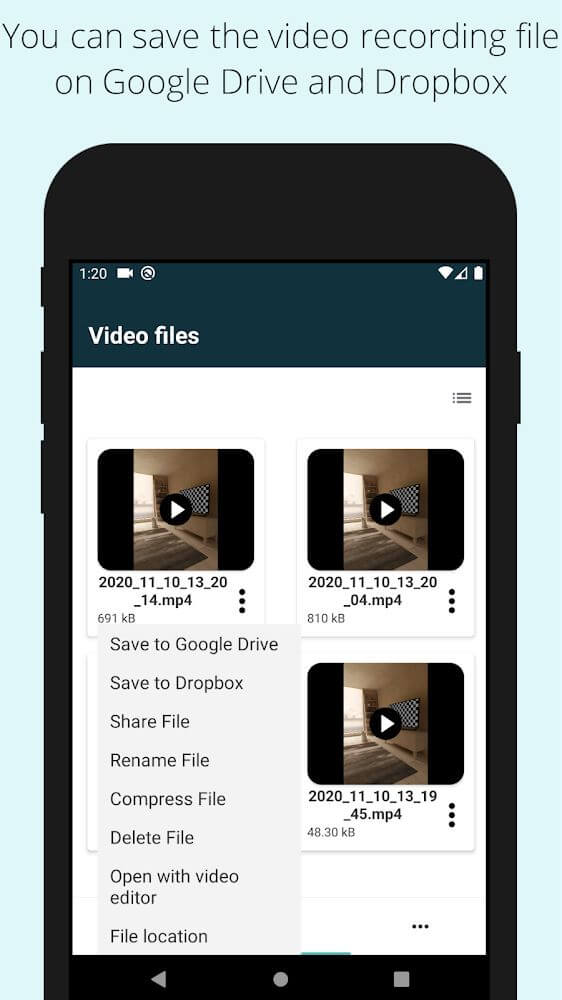 Background Video Recorder screenshot 6