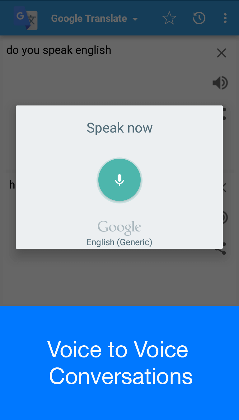 Speak to Voice Translator Screenshot 3