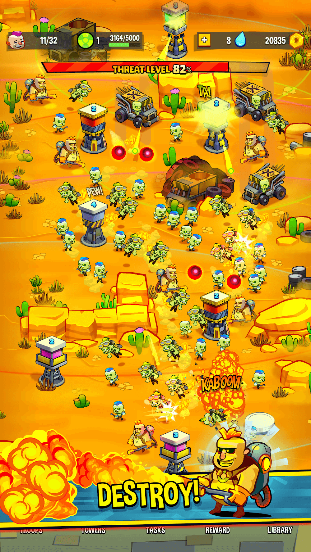 War Towers – Base Wave Defense gameplay screenshot 4
