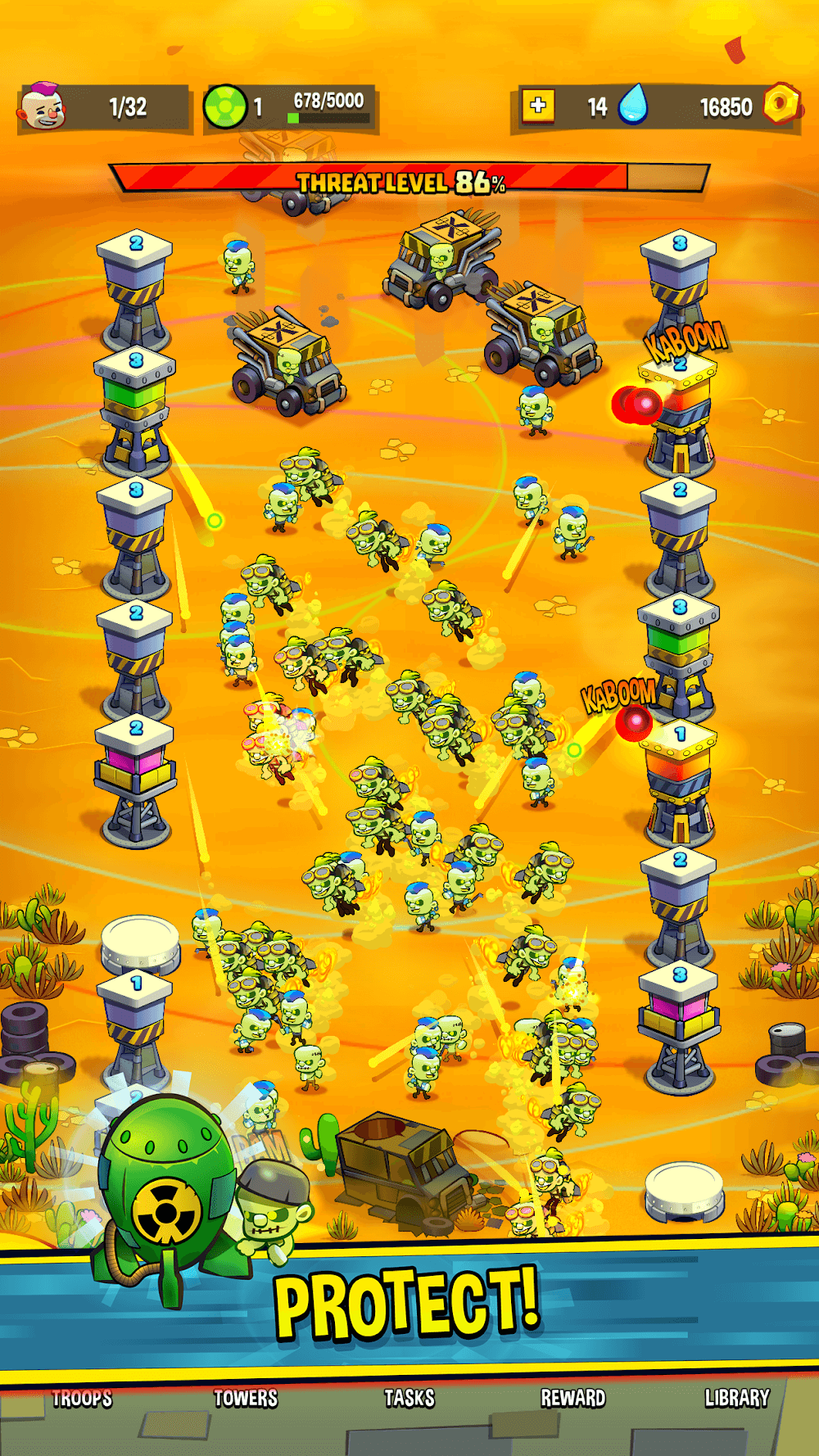 War Towers – Base Wave Defense gameplay screenshot 3