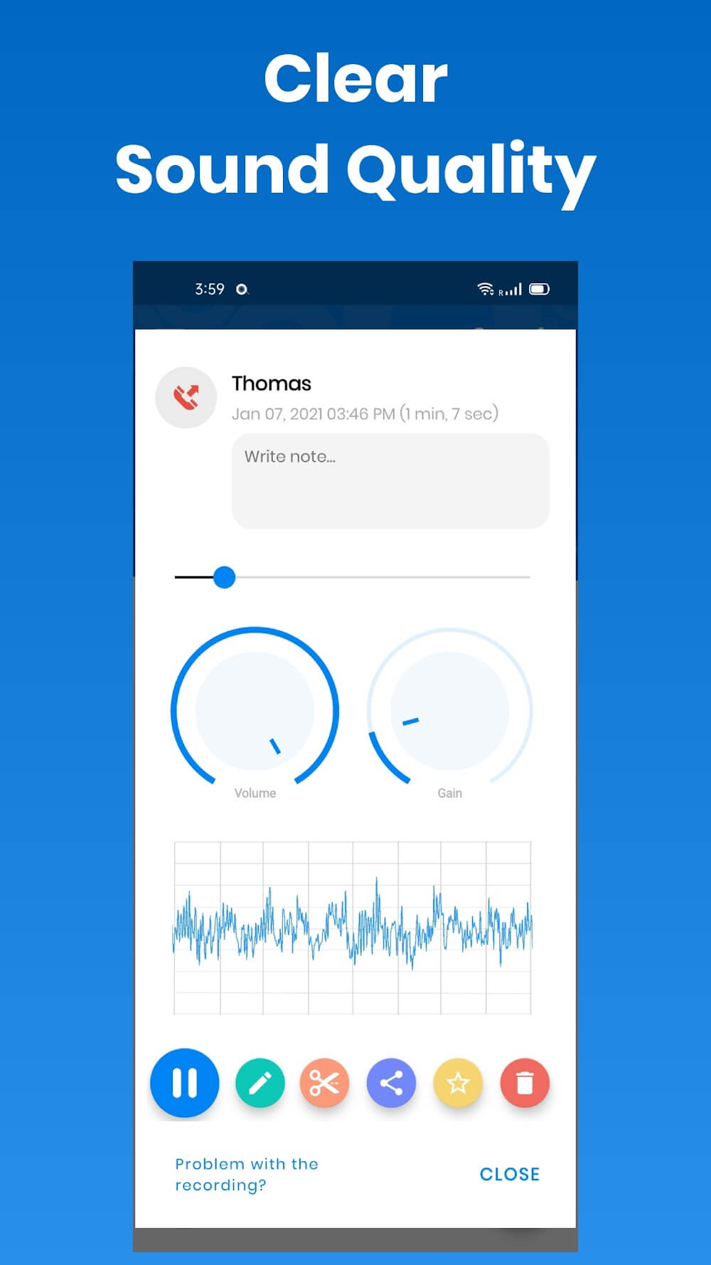 IntCall ACR voice editing tools