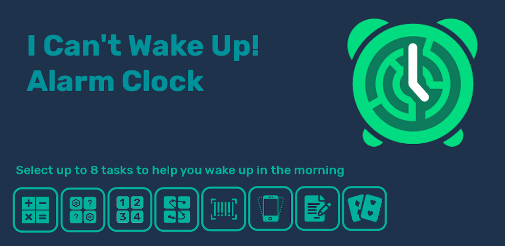 I Can't Wake Up! Alarm Clock screenshot 1