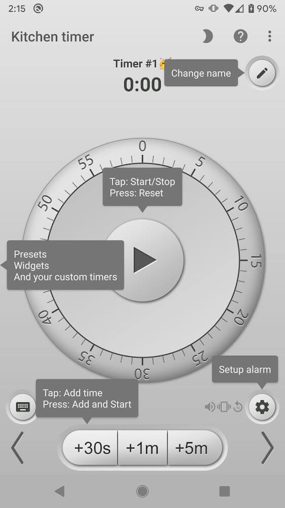Kitchen Timer screenshot 2