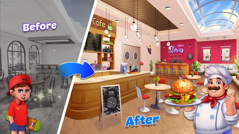 Cooking Town Mod APK gameplay screenshot 4