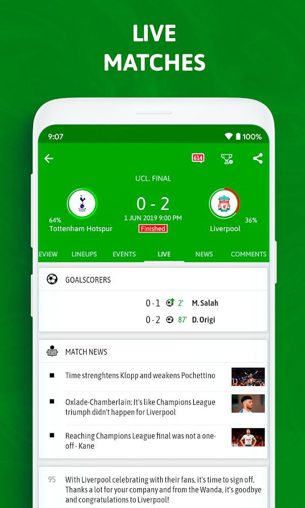BeSoccer screenshot 3