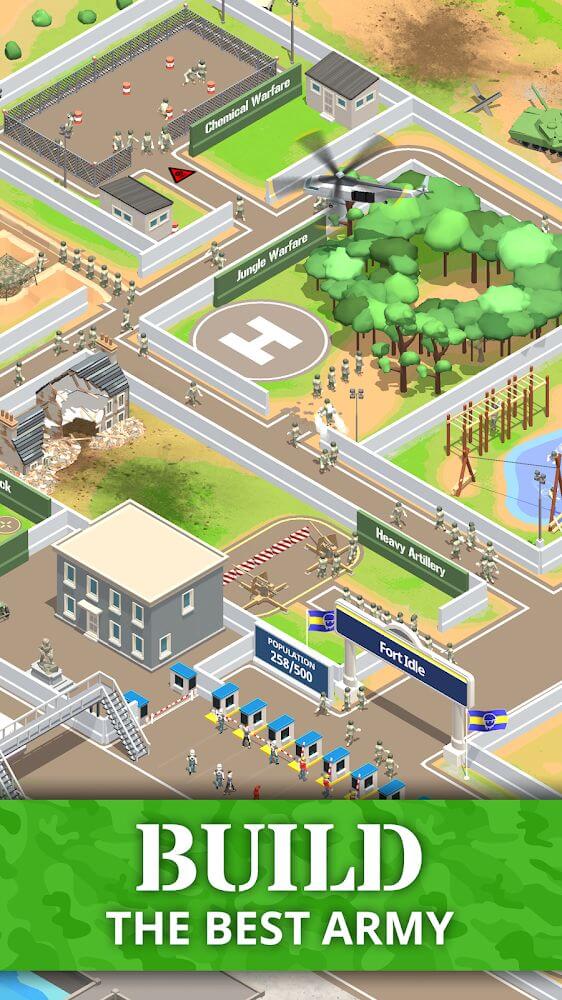 Idle Army Base screenshot 2