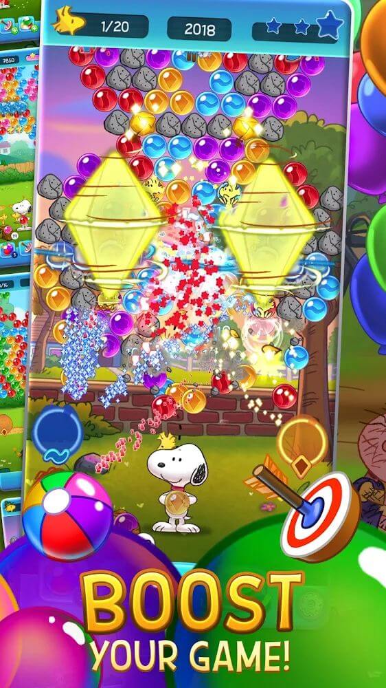 Bubble Shooter - Snoopy POP screenshot 5