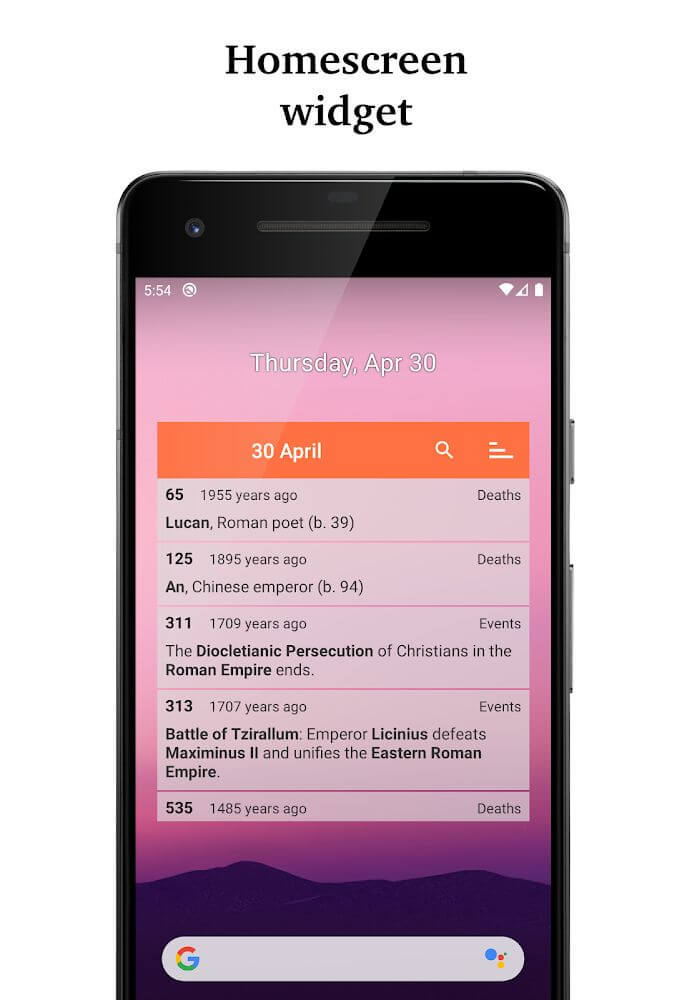 Historical Calendar screenshot 7