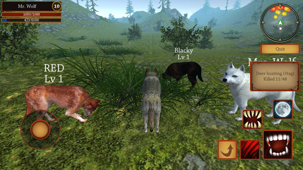 Wolf Simulator Evolution screenshot 5