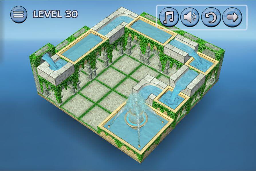 Flow Water Fountain 3D Puzzle, screenshot 6