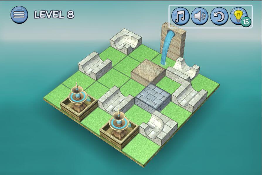 Flow Water Fountain 3D Puzzle screenshot 3